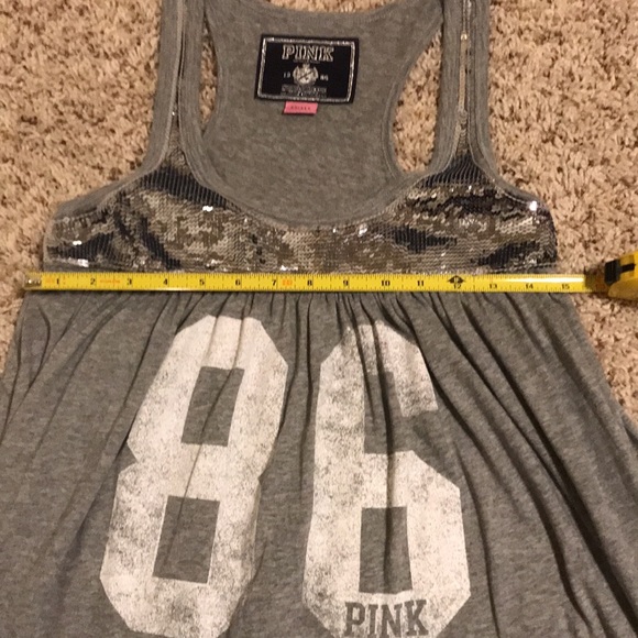 PINK - sequin racerback dress -size S - Picture 7 of 10